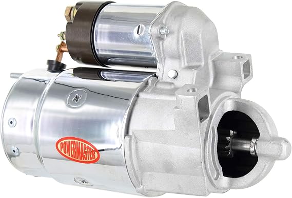 Powermaster 13631 Chrome Alternator (10MT with Nat DE Buick, Caddy, Pont LT-1 & Chevy 153T Flywheel)