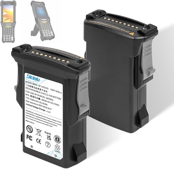 Sicimly BT-000370 for Zebra MC93 Scanner Battery Replacement BT-000371