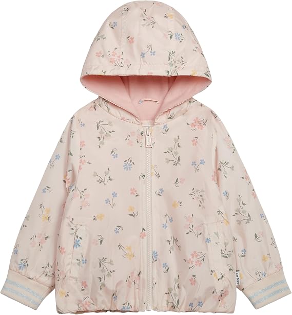 Carter's Toddler/Little Girls' Midweight Fleece Transitional Hooded Jacket
