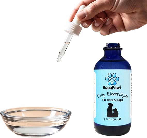 AquaPaws Daily Pet Hydration Electrolytes, 2 Fl Oz for Dogs and Cats