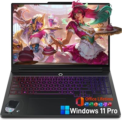 Lenovo Legion Pro 7i Gen10 Gaming Laptop2025, GeForce RTX 5080 16GB GDDR7, Intel Ultra 9 275HXUp to 5.4Ghz, 16 WQXGA 240Hz, WiFi7, RGB Backlit KB, Win 11 Pro, Office Lifetime, 64GB DDR5, 8TB SSD