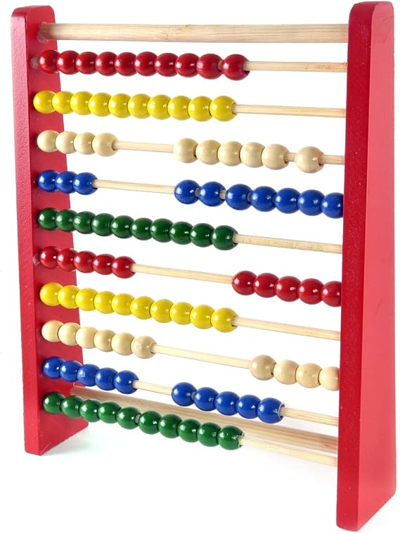 Tobar 19518 Wooden Abacus, Multicolour