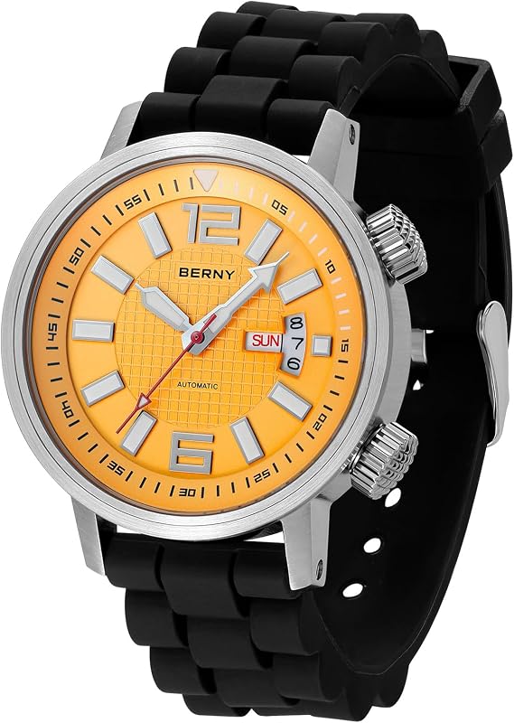 BERNY Diving Watch for Men Automatic Mechanical Wristwatches