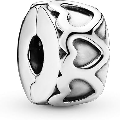 PANDORA Heart Silver Clip
