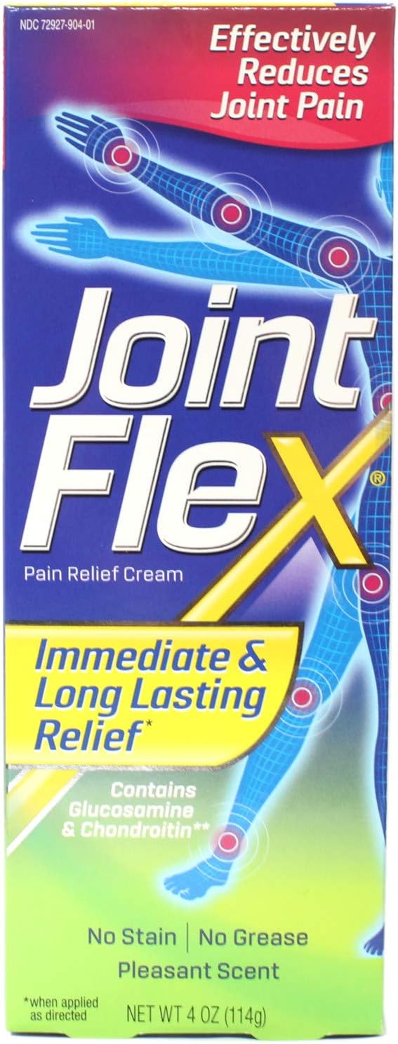 JointFlex Arthritis Pain Relief Cream, 4 oz Per Tube 4 Pack