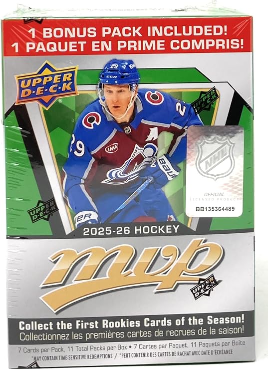 2025-26 Upper Deck MVP Hockey Blaster Box