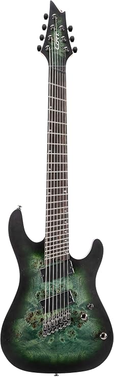 Cort KX Series 507 Multi-Scale 7-String Electric Guitar, Star Dust Green