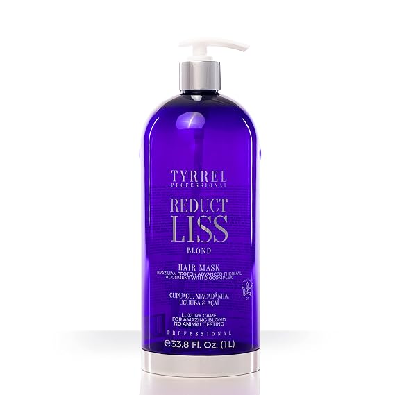 Tyrrel Reduct Liss Blond Keratin Progressive Brush Straightening Treatment for Blond Hair