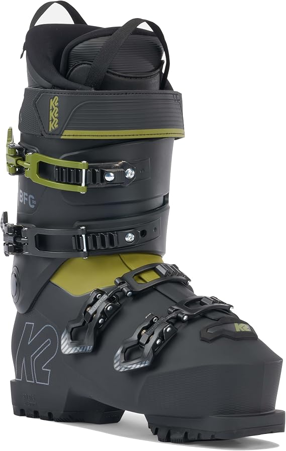 K2 BFC 90 Men's Ski Boots | GripWalk, 103mm Last, High Volume, Medium Flex, Moldable Shell, Heat Moldable Liner