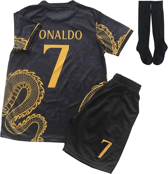 #7 R Special Edition Kids Soccer Jersey Kit Set Socks Short Youth Sizes