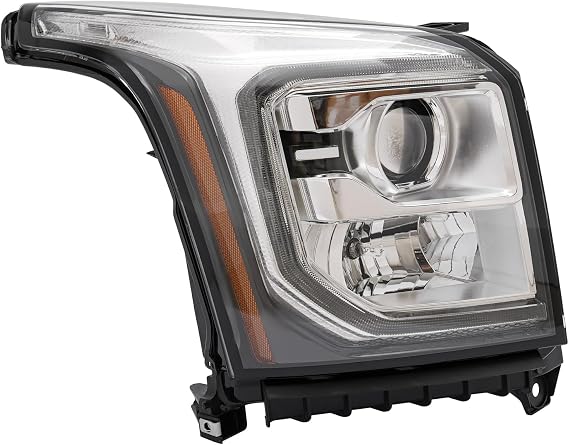 HID/Xenon Headlight Assembly Compatible with 2015-2020Yukon Denali,Front Headlight,Headlight Headlamp Replacement,Black Housing,Passenger Side