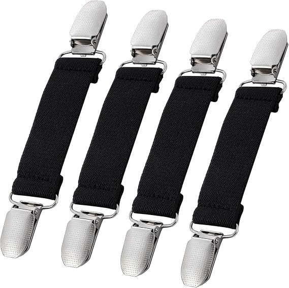 Mitten Clips Kids Winter Glove Clips Stainless Steel Fit Dress Clips Elastic Glove Caps Clip for Baby Kids Toddler and Adults