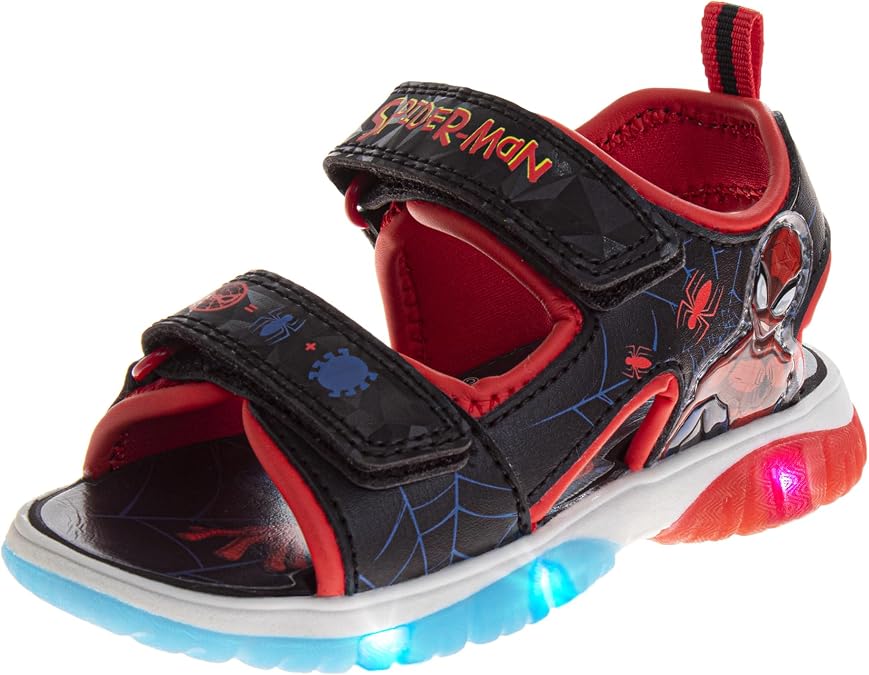 Josmo boys Spiderman Lighted Sandal