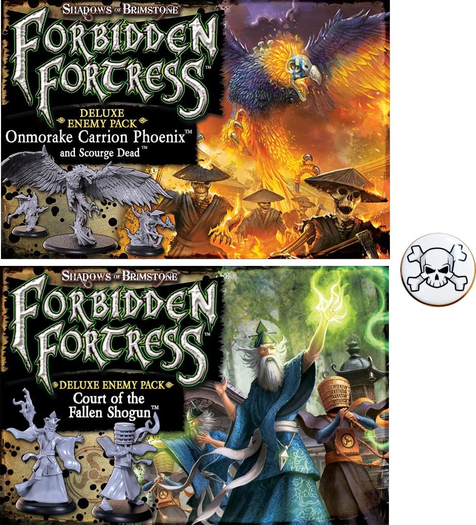 Shadows of Brimstone Bundle of Forbidden Fortress Carrion Phoenix and Court of The Fallen Shogun