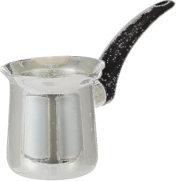Korkmaz Orbit Stainless Steel Turkish Coffee Pot - 3 Cup