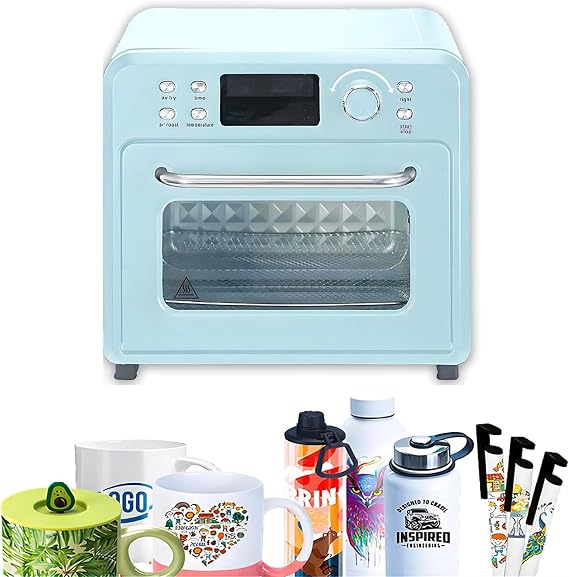 1400W Sublimation Oven Machine with Digital Display, 16L/30L Light Convection Oven for Sublimation Blanks Mugs Tumblers Cups Water Bottles Bulk Printing 16L