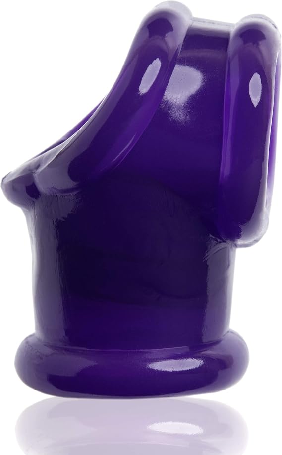 OXBALLS POWERSLING Original Cocksling - Squeeze-Ball Sack Stretcher & Bulge-Pumping Vice - Stretch Your Nuts Raw, Grip Your Sweaty Shaft, Pack a Monster Bulge for Jockstrap Play - Eggplant
