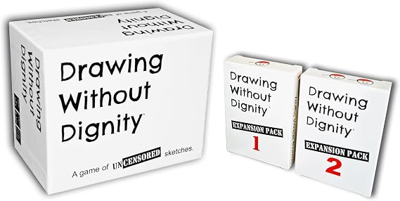 Drawing Without Dignity Complete Set: Core Game and Expansion Packs 1 & 2