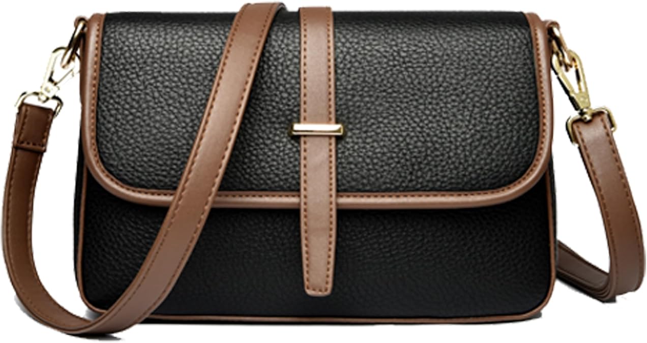 FSD.WG Fashion Quilted Crossbody Bag for Women Leather Ladies Shoulder Purses Messenger Handbag Wallet