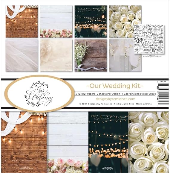 Reminisce Our Wedding Scrapbook Collection Kit