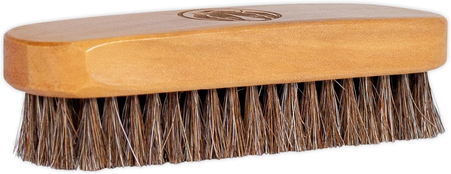 Rhino Wax Premium Horsehair Brushes for Leather Boots, Shoes & Polishing