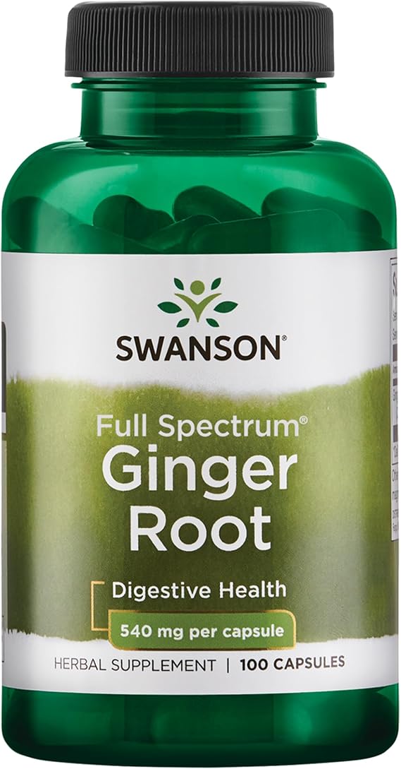 Ginger Root 540 mg 100 Caps