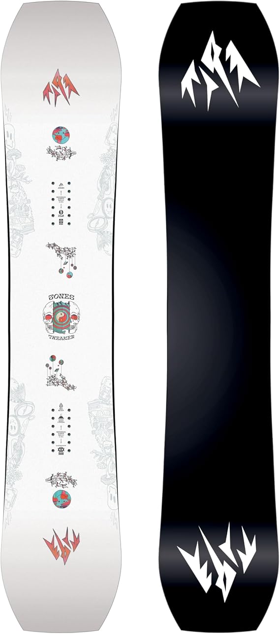 JONES - Men's Tweaker, Snowboards Directional Freeride, Ideal for Freeride, Freestyle and Backcountry pow