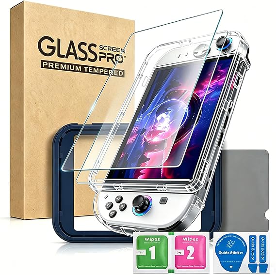 2Pcs Screen Protector for Legion Go Gen 2,8.8 Inch | Compatible with Legion Go 2,HD Tempered Glass Film for Legion Go 2,Full Coverage,with Guiding Frame