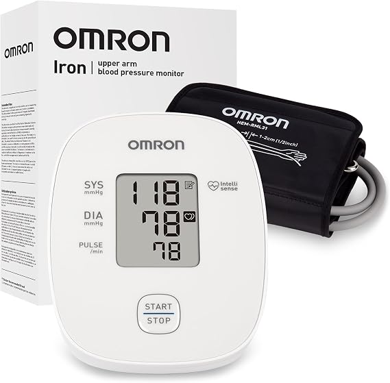 OMRON Iron Blood Pressure Monitor & Upper Arm Blood Pressure Cuff