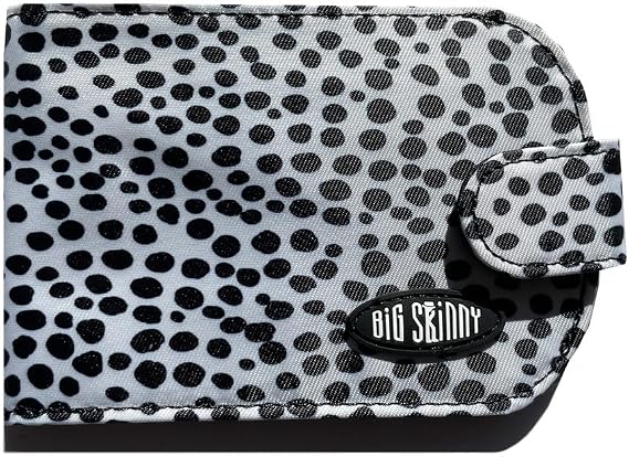 Big Skinny Women's Taxicat Bi-Fold Slim Wallet, Holds Up to 25 Cards