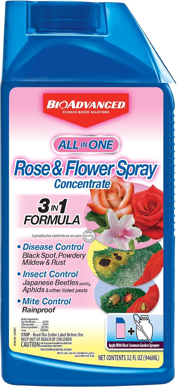 BioAdvanced All-In-One Rose and Flower Plant Care Concentrate - 32 fl oz