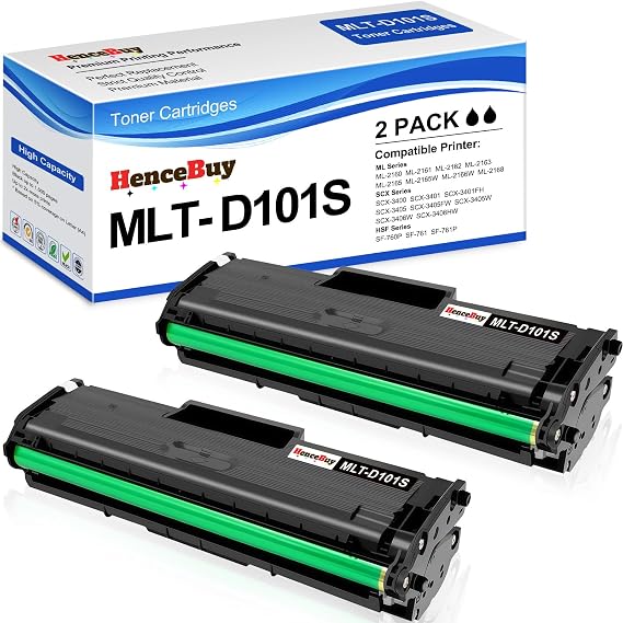 Compatible MLT-D101S D101S High Yield Toner Cartridge 2Pack