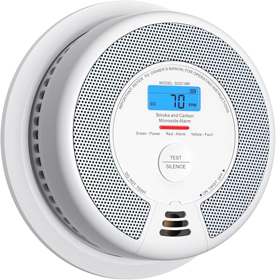 X-Sense Smart Smoke and Carbon Monoxide Alarm, App Control, SC07-MR, 1-Pack