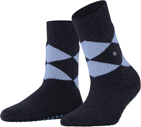 Burlington Cosy Argyle Slipper Socks Wool