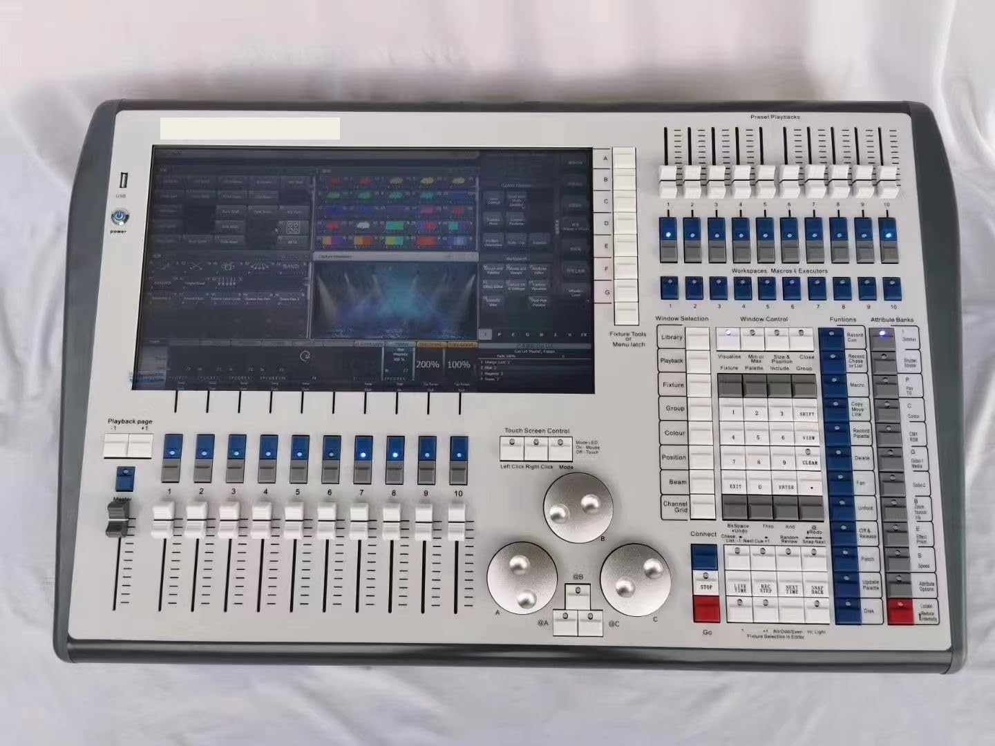 DJ Controller Dmx512 Console Stage Lighting Console Lighting Dmx Controller Console for Party Music Show Flight case V16