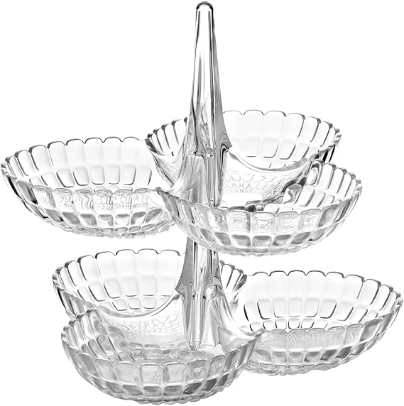 Guzzini Tiffany Set of 2 Dessert Dishes Clear