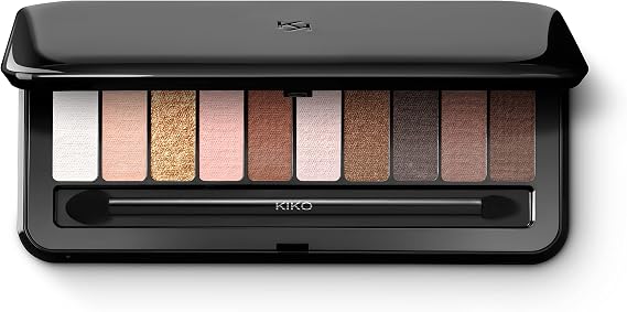 Kiko Milano KIKO Milano Soft Eyeshadow Palet 02 | 10 çok kaplamalı göz farı: İnci, mat ve metalik