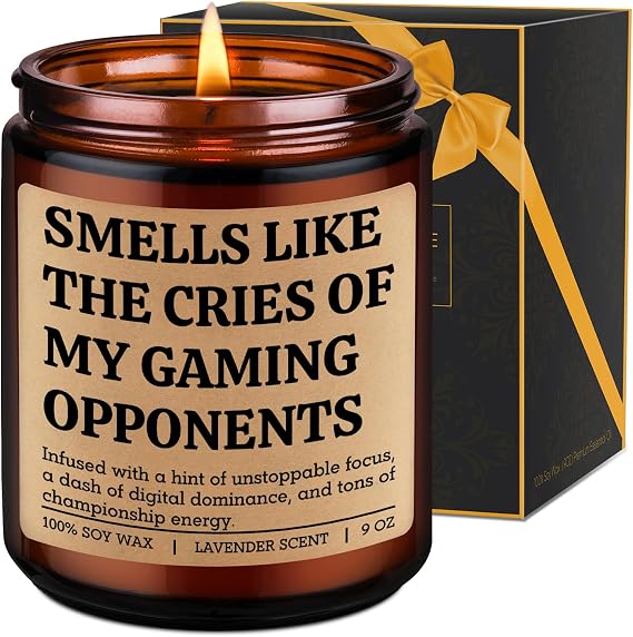 LEADO Video Game Candle - Gifts for Gamers Men, Gaming Gifts for Women, Boy