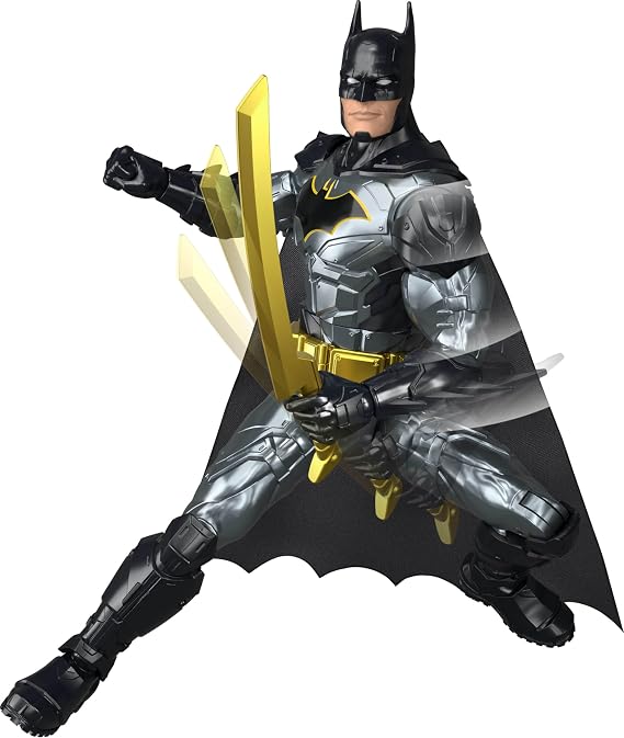 Mattel DC 12in Crime Crusher Batman Action Figure with Sounds