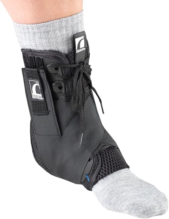 OTC Ankle Stabilizer, Exoskeleton Support, Heel Locking Straps, Small