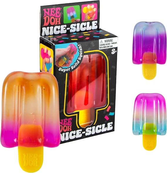 Schylling Needoh Nice-Sicle Squeeze Sensory Toy - Colors May Vary