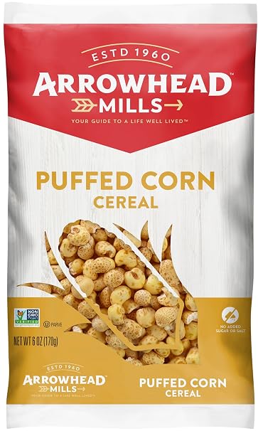 Arrowhead Mills Puffed Corn Cereal, 6 oz