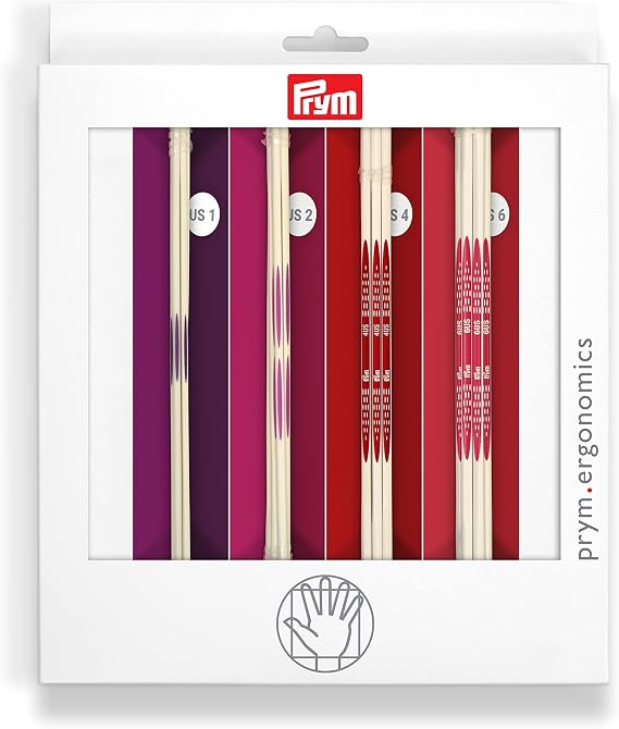 Prym Double Point Set Knitting Needles, Assorted 20,57180