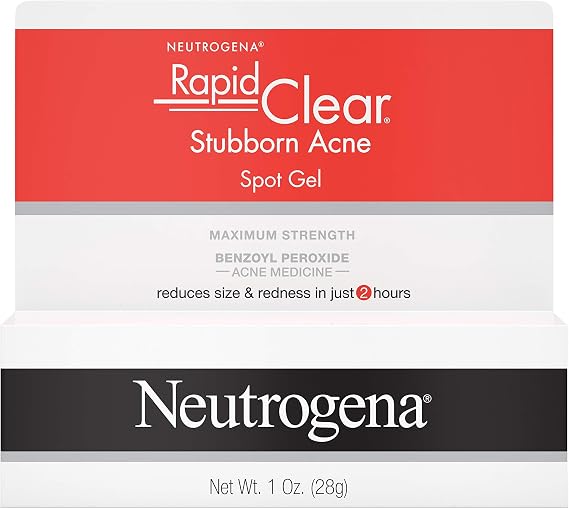 Neutrogena Rapid Clear Stubborn Acne Spot Gel - 1 oz, Pack of 5