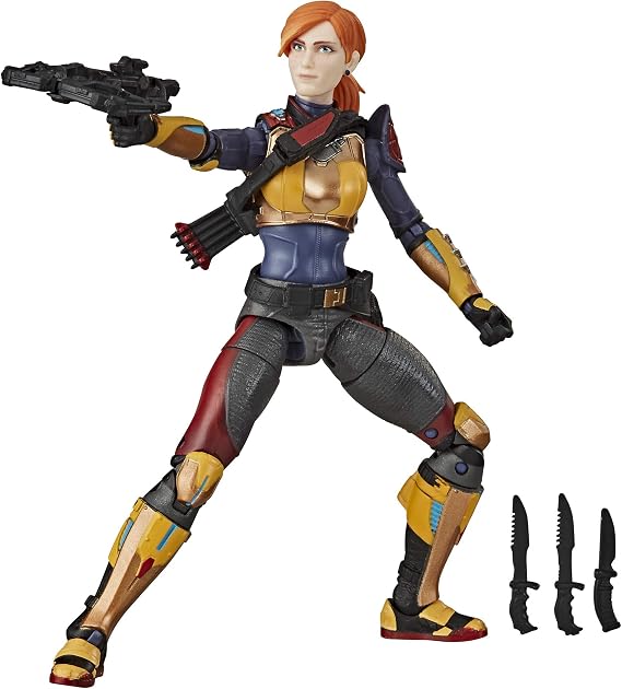 G.I. Joe Classified Series Scarlett Action Figure Collectible 05 Premium Toy with Multiple Accessories 6-Inch Scale with Custom Package Art (Deco May Vary)