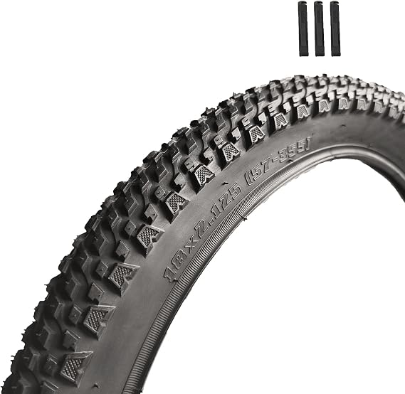 18 Inch BMX Bike Tire 18x2.125(57-355) Bike Tire Bicycle Replacement Tyres for BMX Bike Kit Bike Folding Bike Road Bike