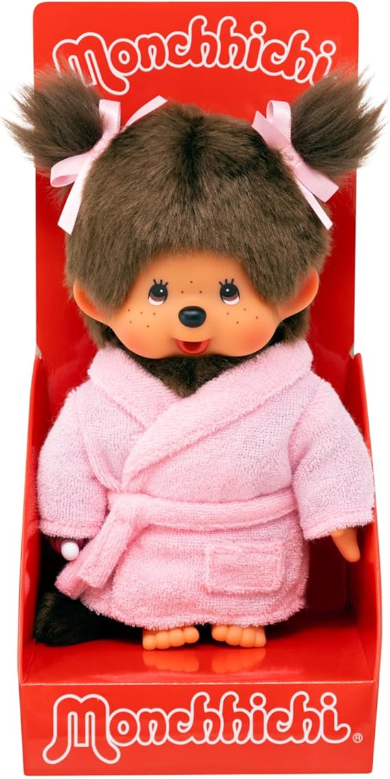 Sekiguchi Original Monchhichi Girls Dressing Gown Approx. 20 cm