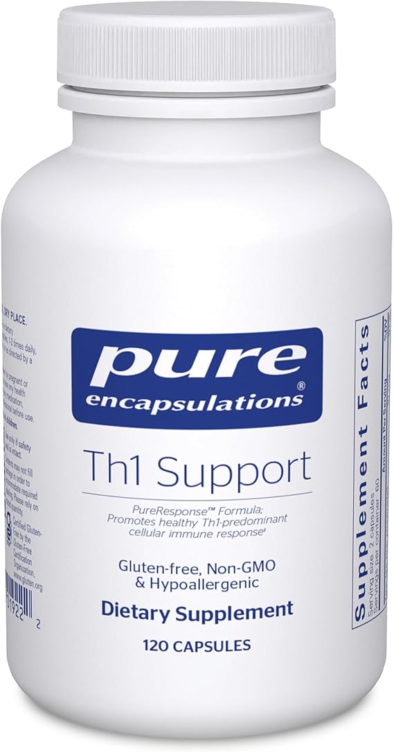 Pure Encapsulations Th1 Support, 120 Capsules