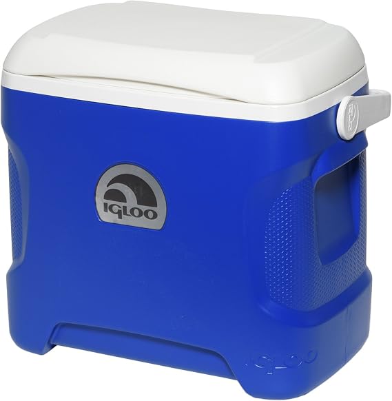 IGLOO 30 Quart Contour Cooler, Blue