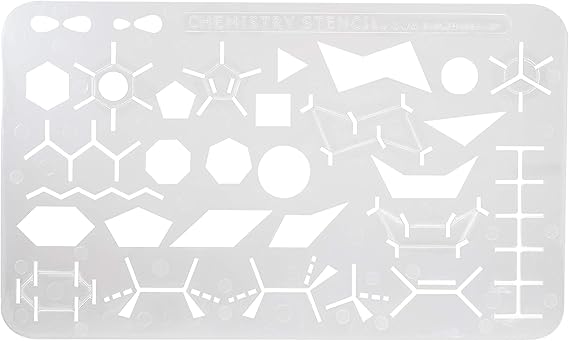 Easyshapes: Organic Chemistry Stencil Drawing & Drafting Template.